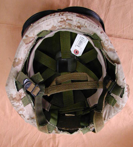 米軍放出中古品・フリッツヘルメット（空挺パット付）
